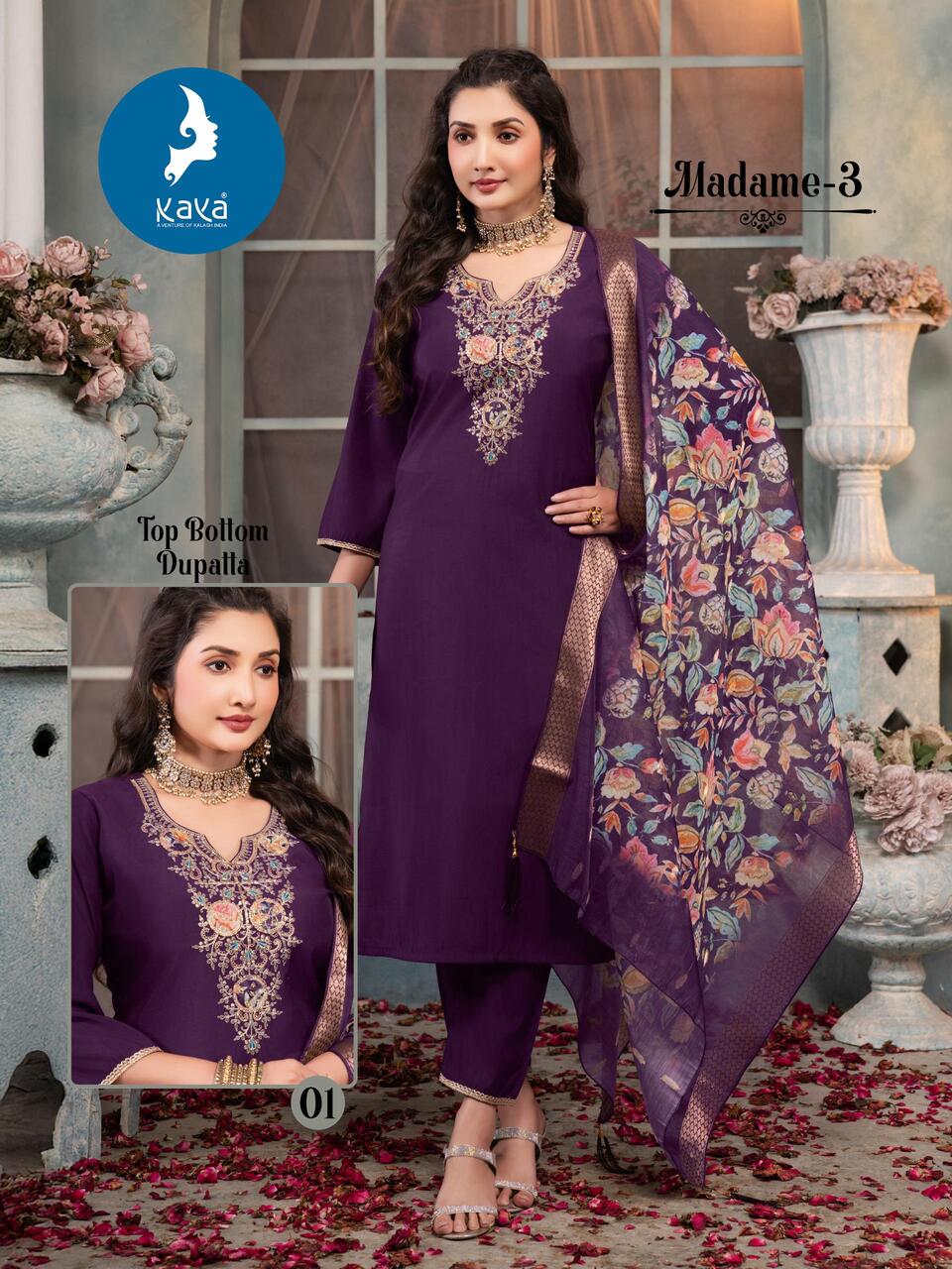 Kaya Kurti Madame Vol 3 Readymade Dress Catalog collection 7
