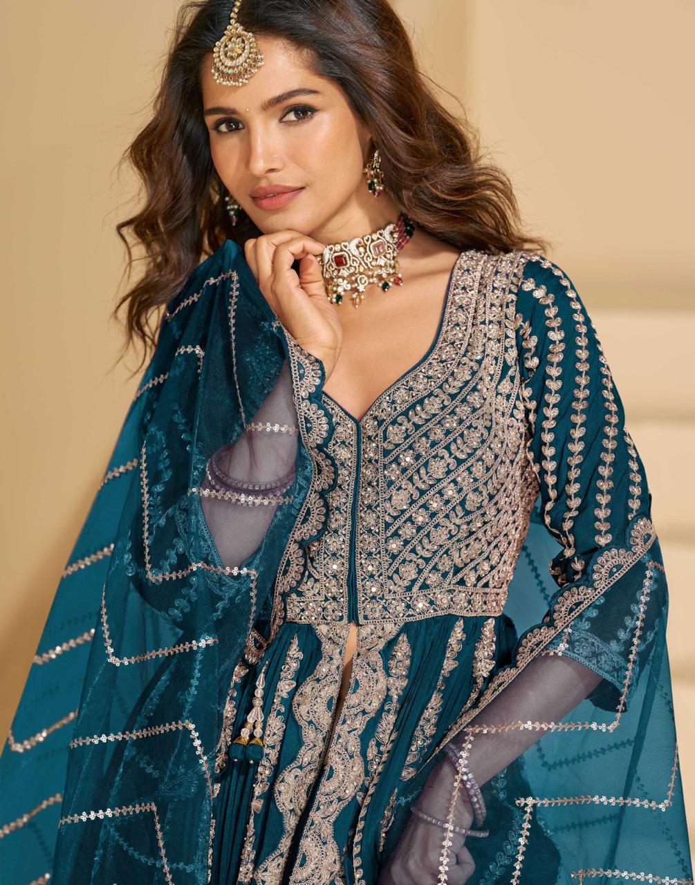 Sayuri Designer Mirza Wedding Party Salwar Suits Catalog collection 11