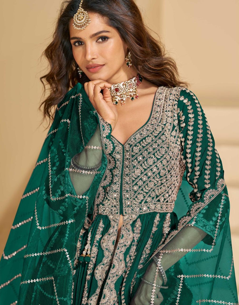 Sayuri Designer Mirza Wedding Party Salwar Suits Catalog collection 7
