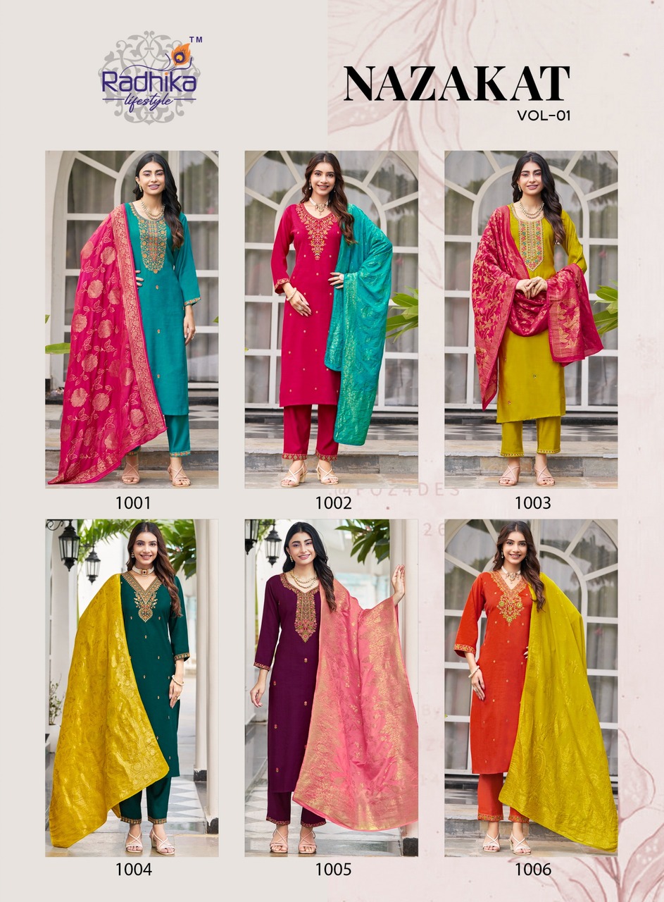 Radhika Lifestyle Nazakat Readymade Dress Catalog collection 16