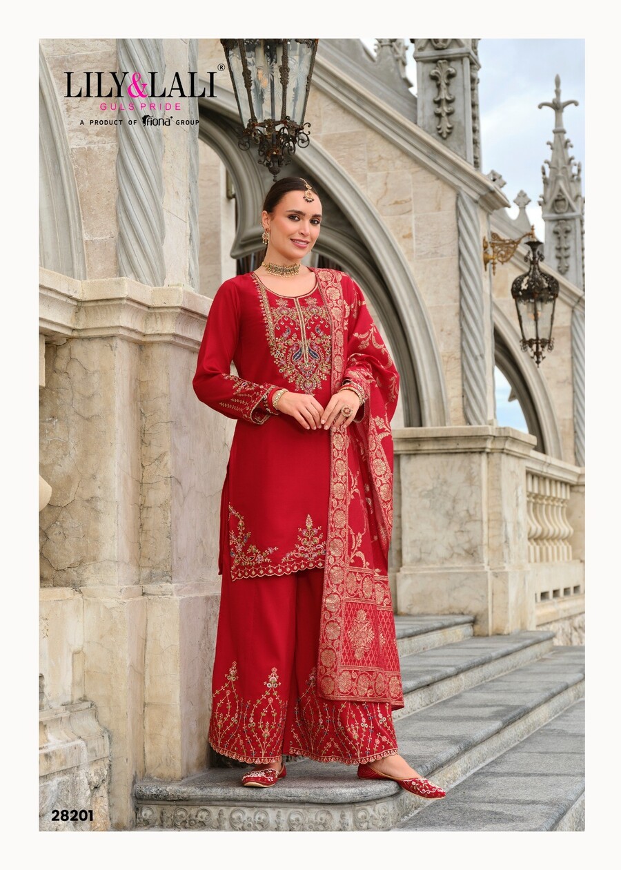 Lily Lali Suhagini Embroidery Salwar Kameez Catalog collection 11