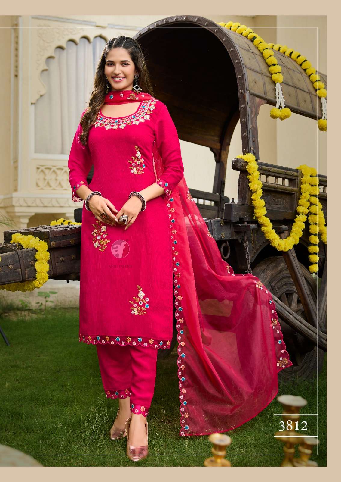 Anju Fabrics Tyohaar Vol 2 Readymade Dress Catalog collection 7