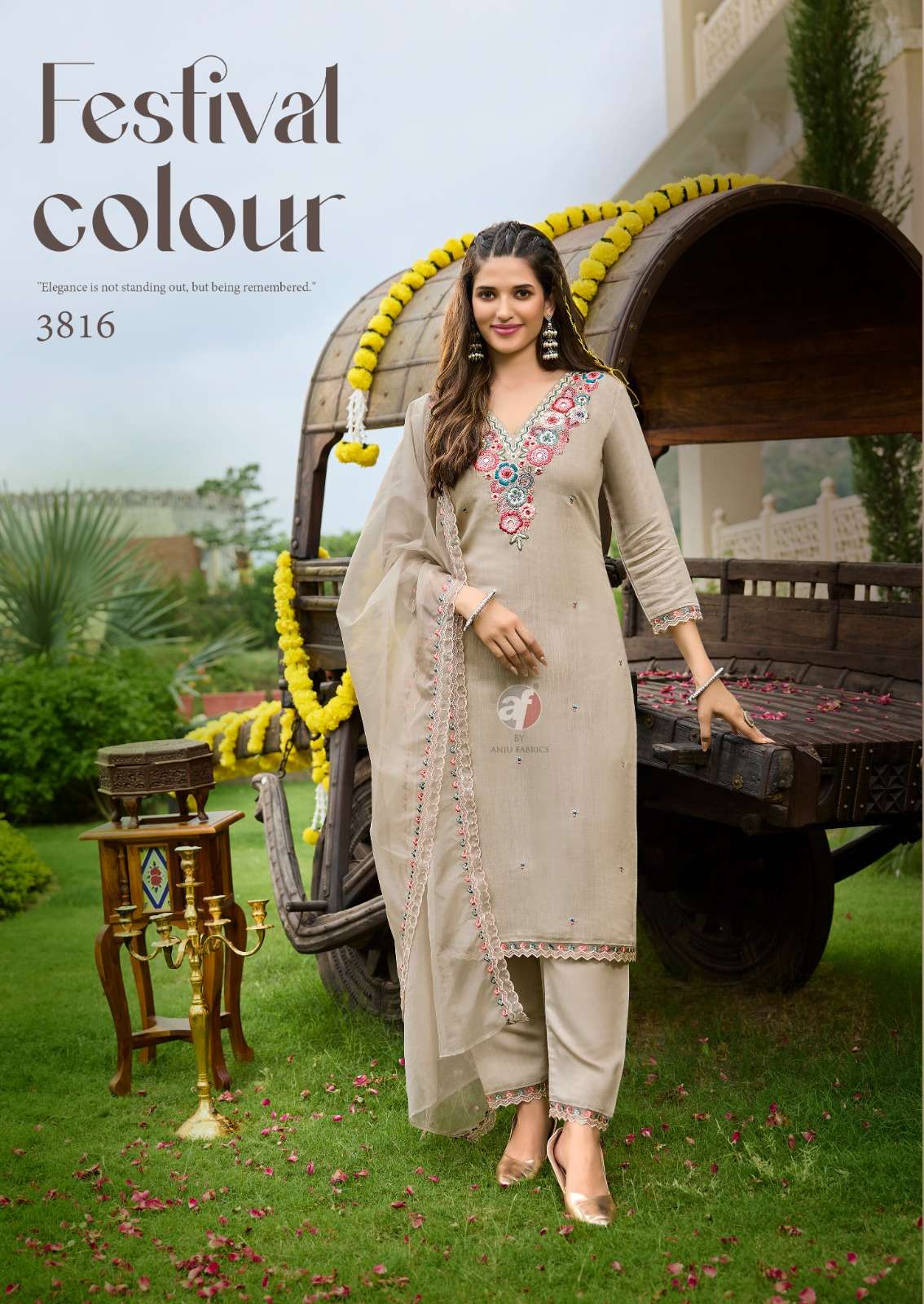 Anju Fabrics Tyohaar Vol 2 Readymade Dress Catalog collection 11