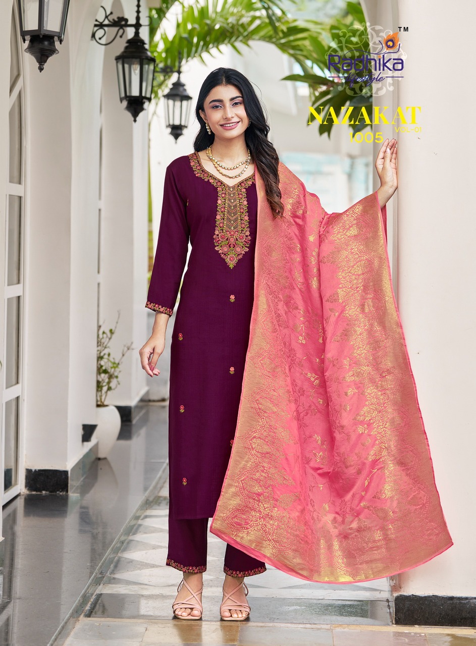 Radhika Lifestyle Nazakat Readymade Dress Catalog collection 4