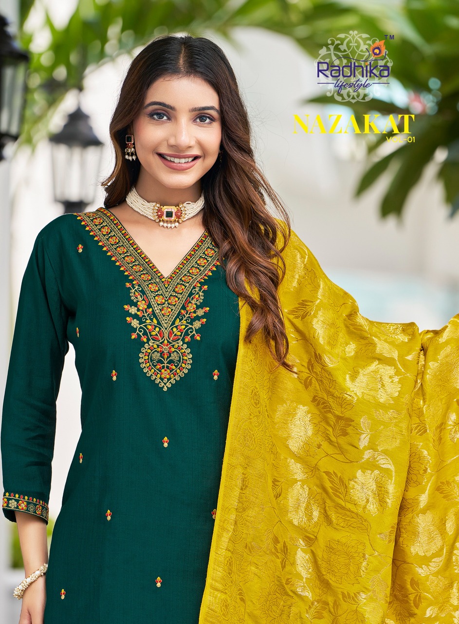 Radhika Lifestyle Nazakat Readymade Dress Catalog collection 12