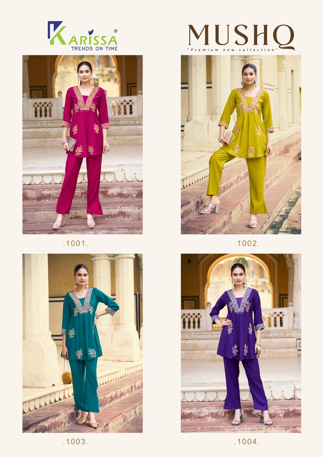 Karissa Mushq Co Ord Set Catalog collection 1