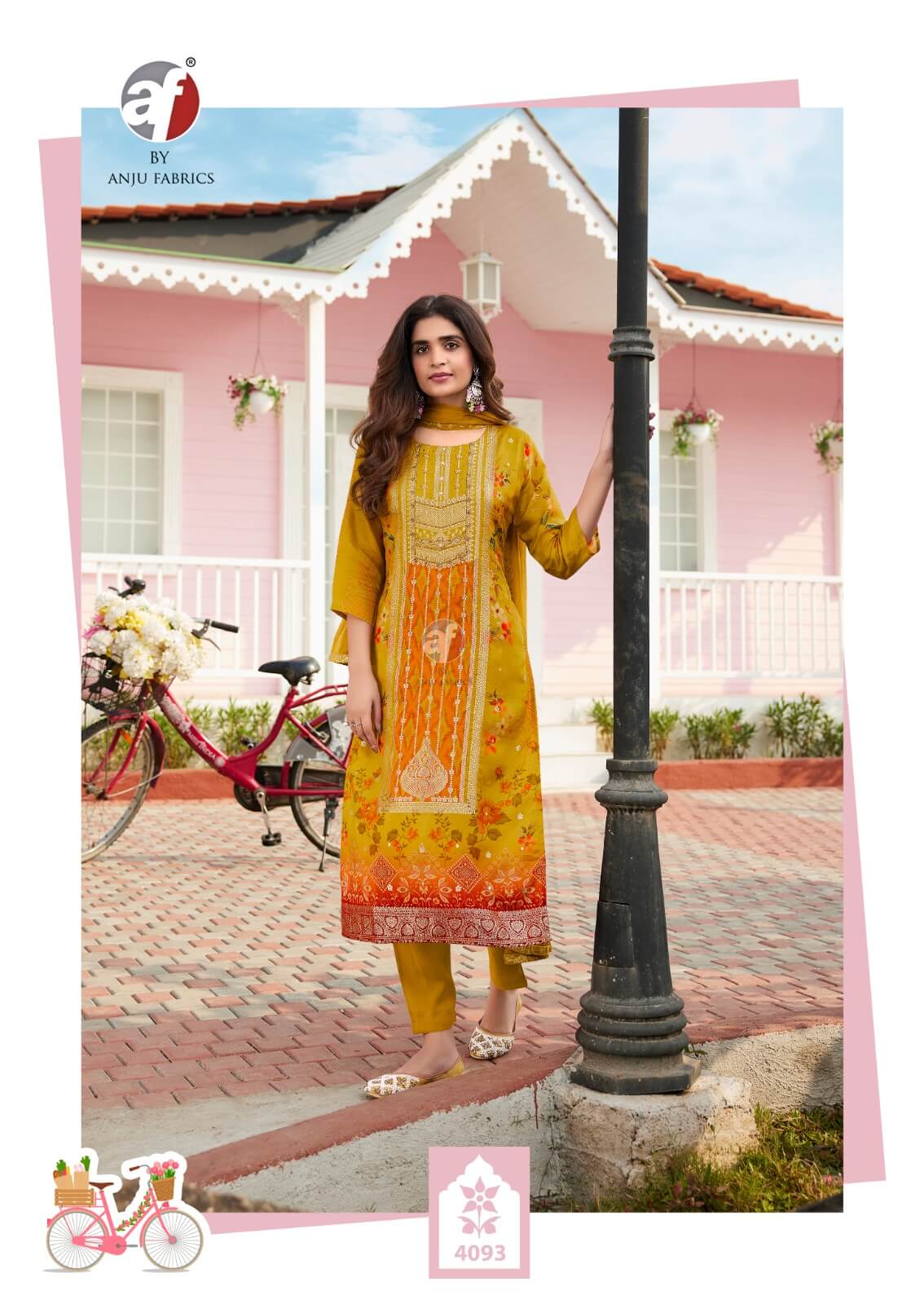 Anju Fabrics Dastoor Vol 7 Embroidery Catalog collection 6