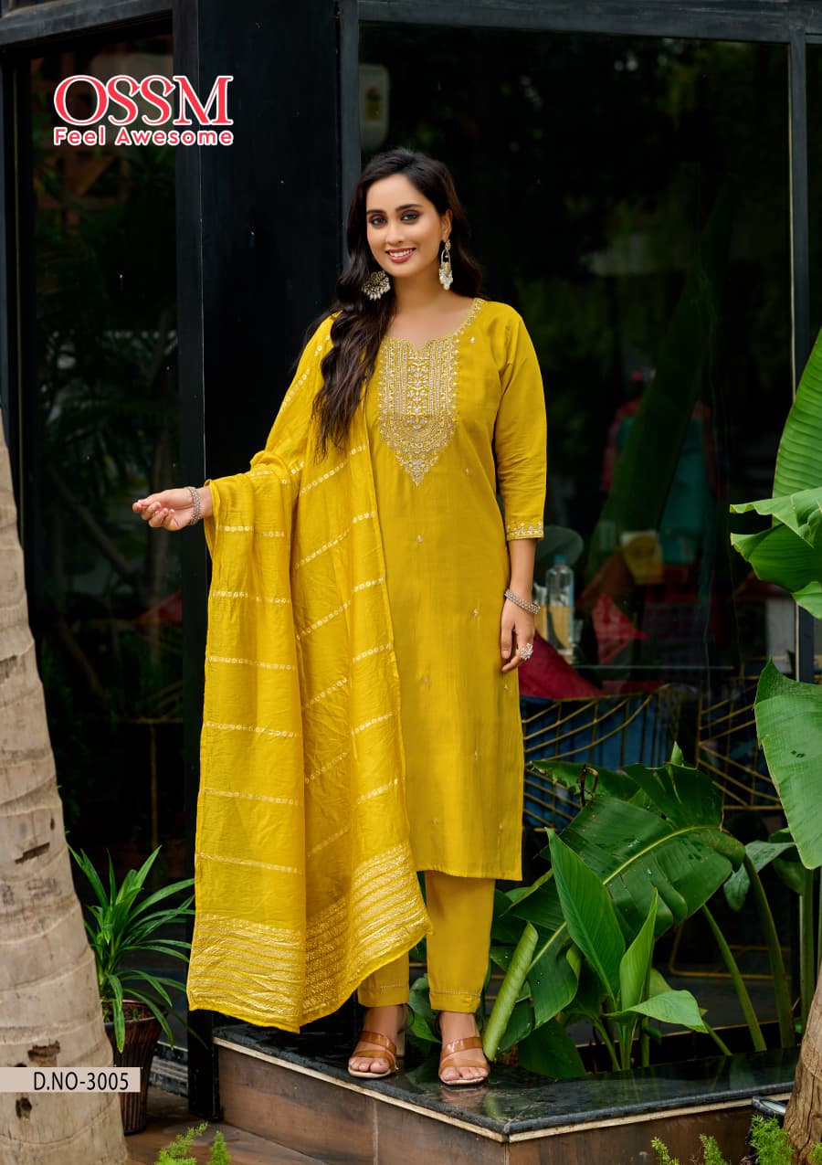 Ossm Mishu Vol 3 Embroidery Salwar Kameez Catalog collection 7