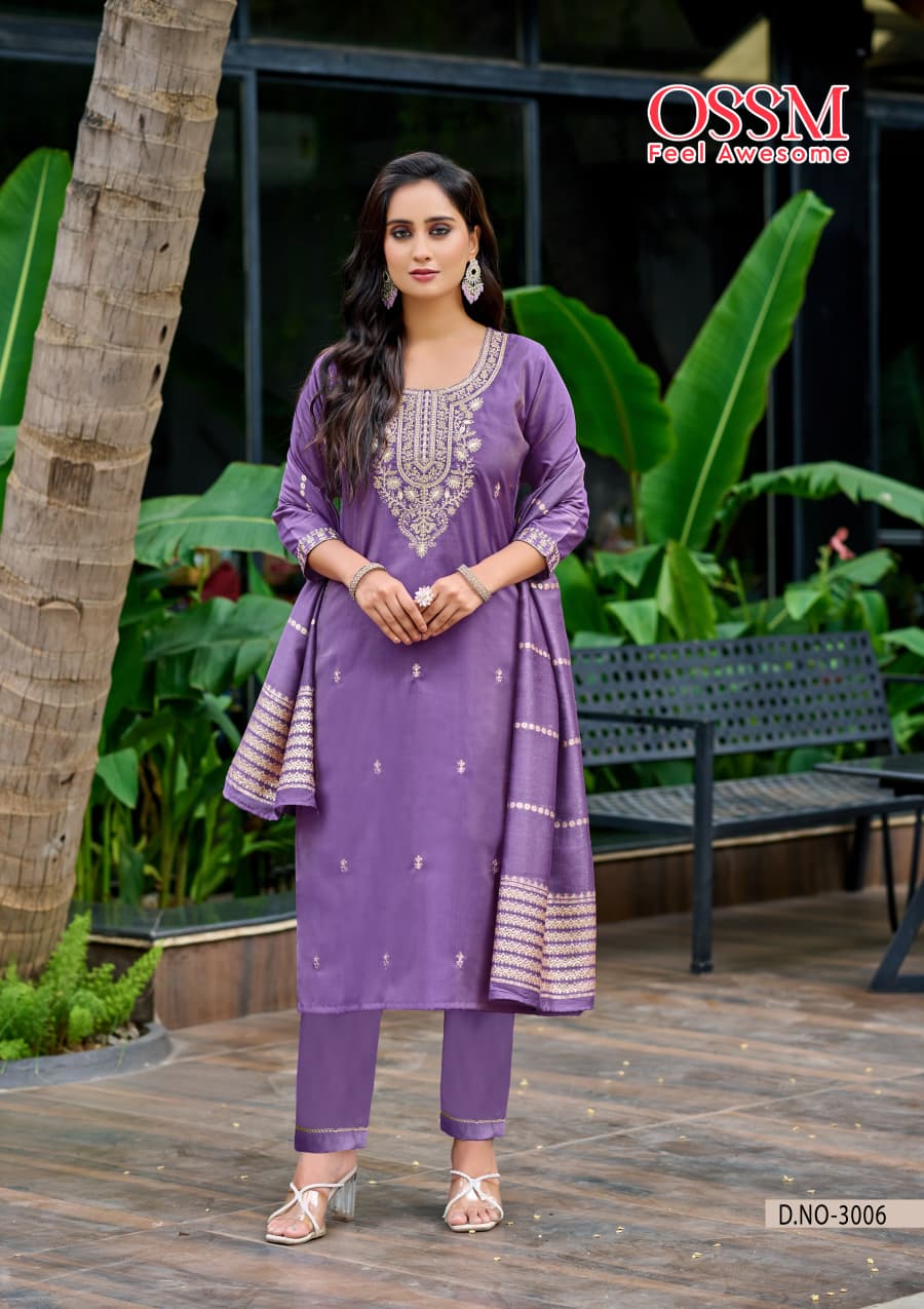 Ossm Mishu Vol 3 Embroidery Salwar Kameez Catalog collection 2