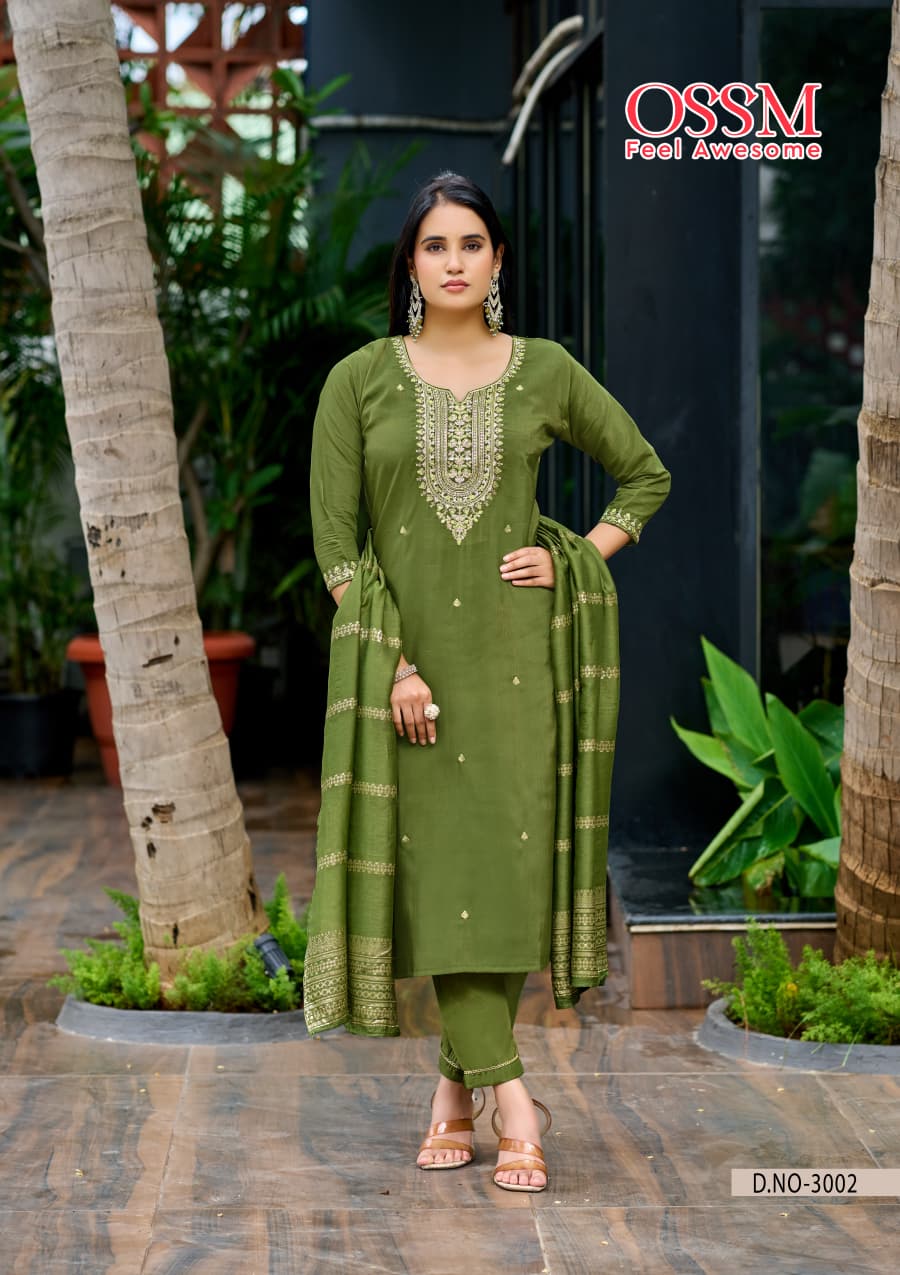 Ossm Mishu Vol 3 Embroidery Salwar Kameez Catalog collection 5