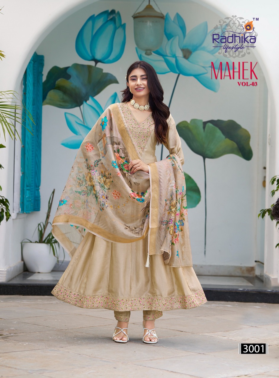 Radhika Lifestyle Mahek Vol 3 Readymade Dress Catalog collection 6