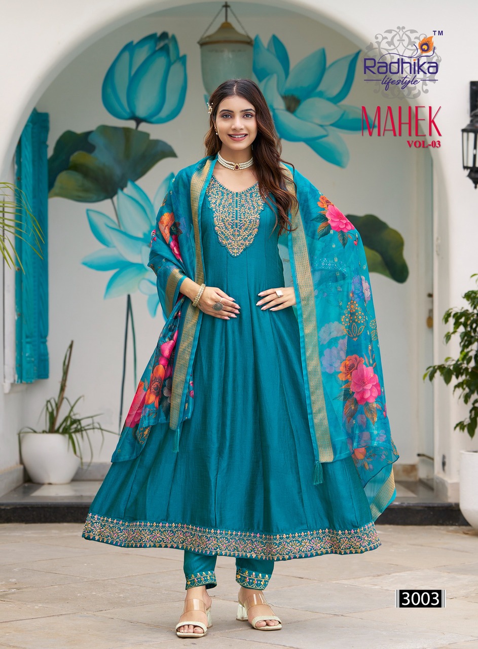 Radhika Lifestyle Mahek Vol 3 Readymade Dress Catalog collection 3