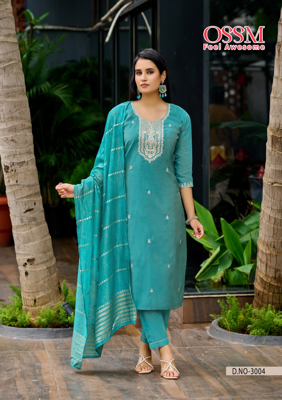 Ossm Mishu Vol 3 Embroidery Salwar Kameez Catalog collection 3