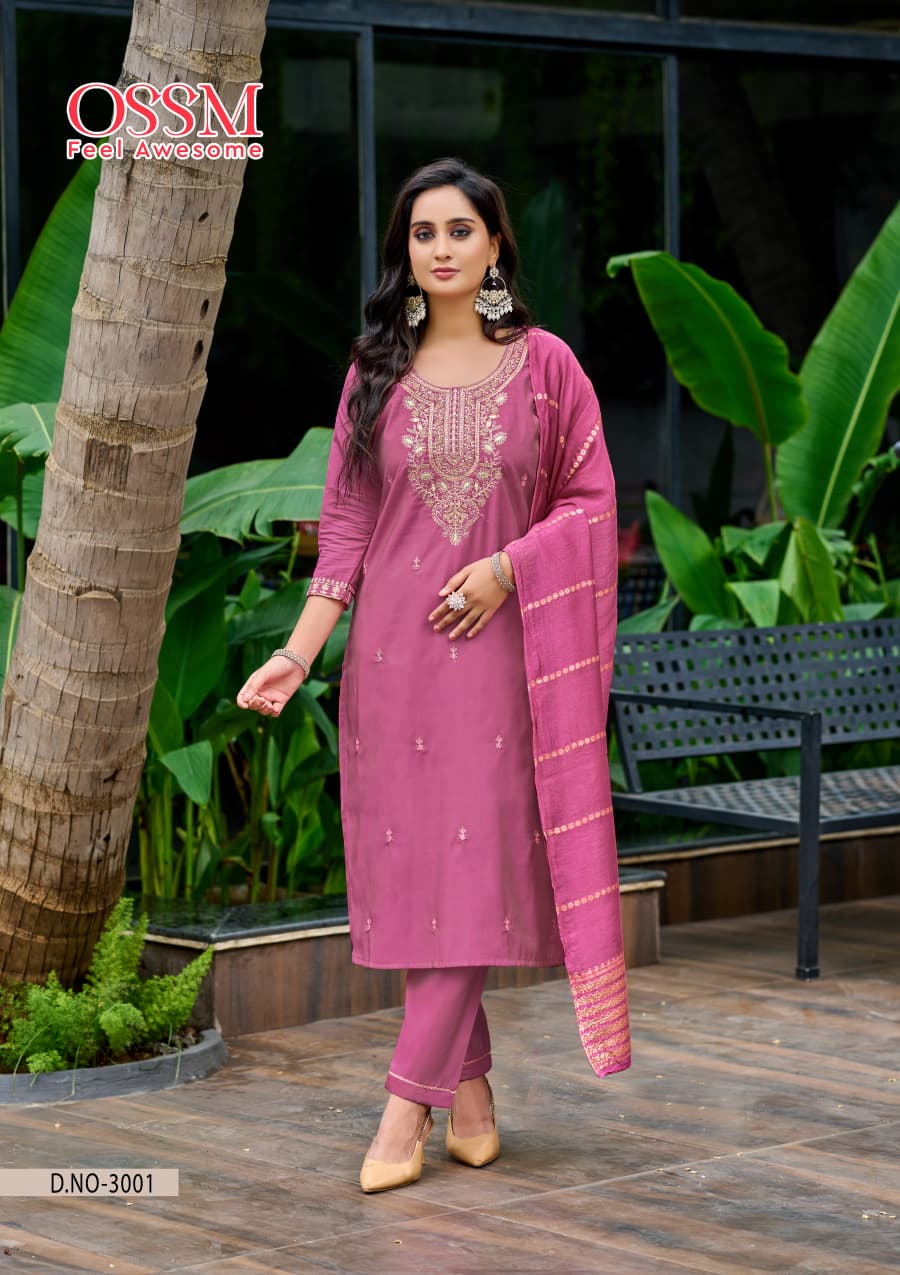 Ossm Mishu Vol 3 Embroidery Salwar Kameez Catalog collection 4