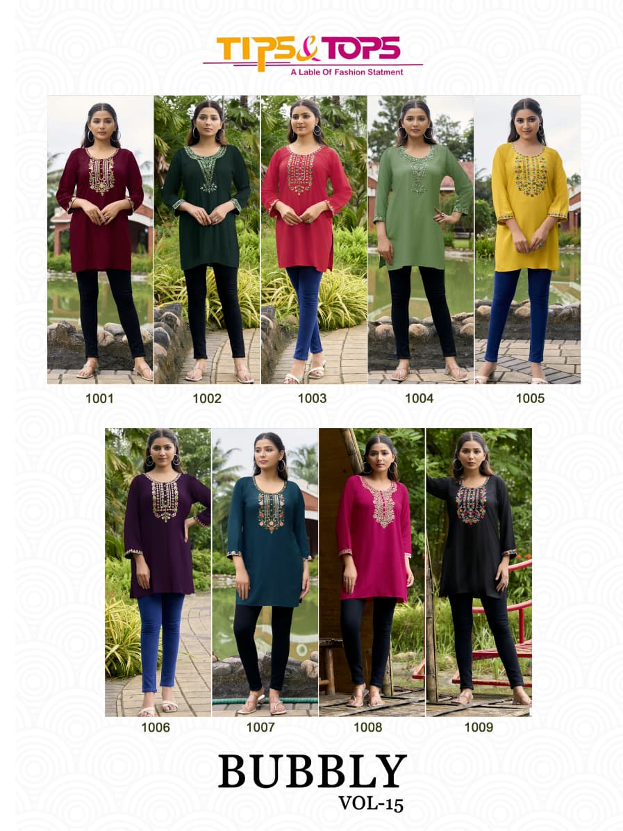 Tips And Tops Bubbly Vol 15 Ladies Tops Catalog collection 10
