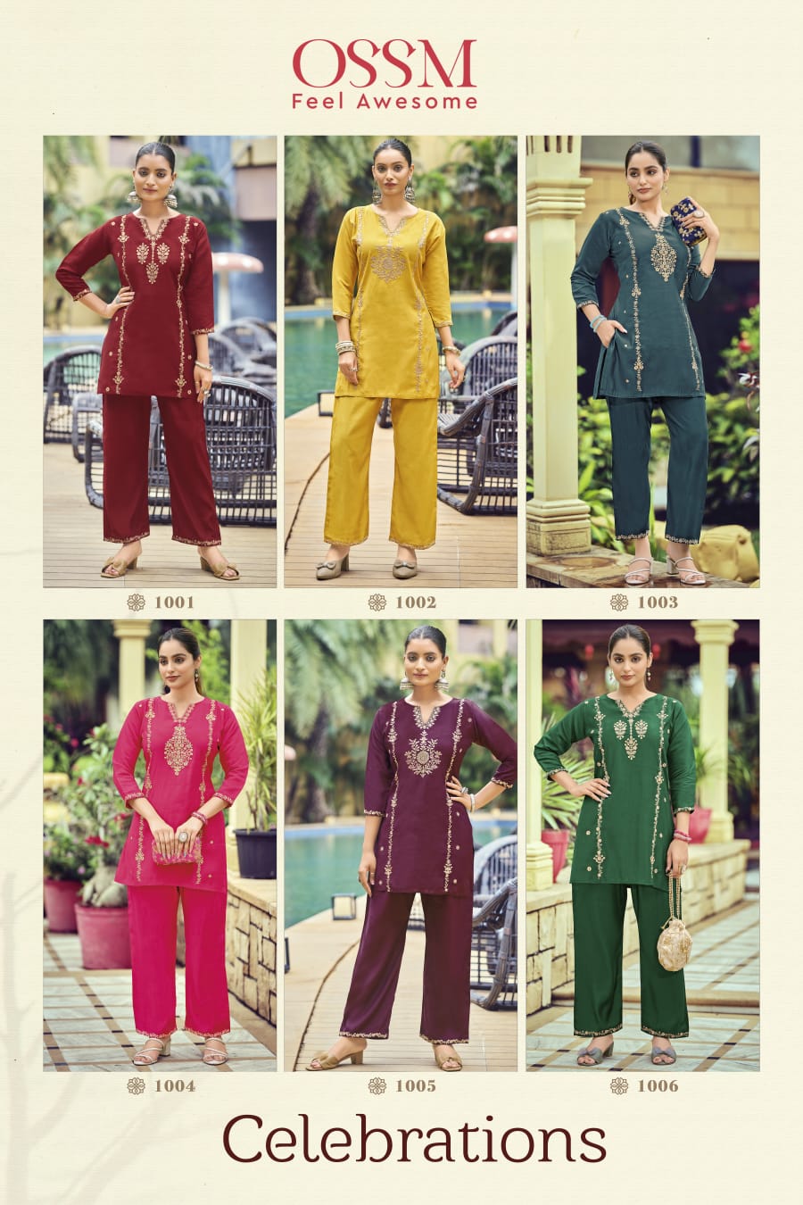 Ossm Celebrations Co Ord Set Catalog collection 1