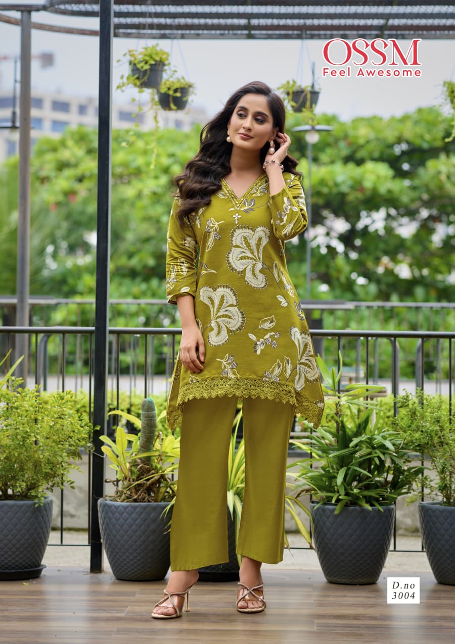 Ossm Life Style Vol 3 Kurtis With Bottom Catalog collection 7