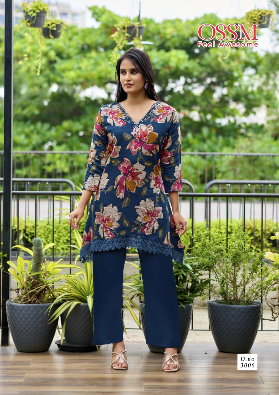 Ossm Life Style Vol 3 Kurtis With Bottom Catalog collection 4