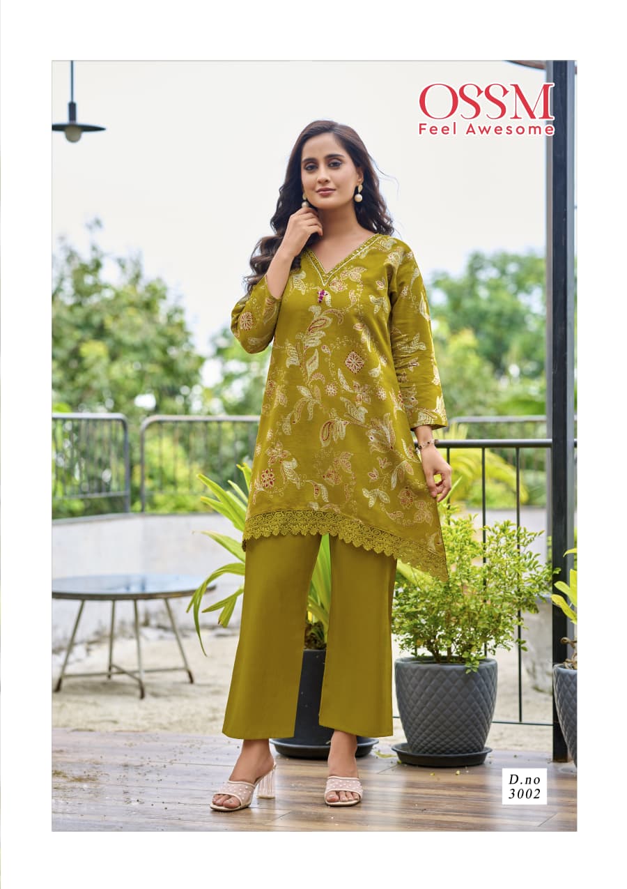 Ossm Life Style Vol 3 Kurtis With Bottom Catalog collection 5