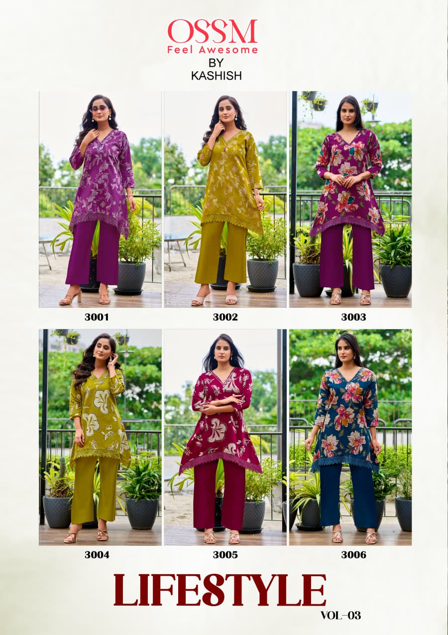Ossm Life Style Vol 3 Kurtis With Bottom Catalog collection 3
