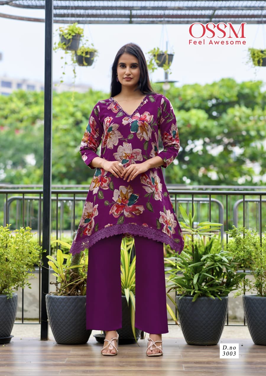 Ossm Life Style Vol 3 Kurtis With Bottom Catalog collection 1