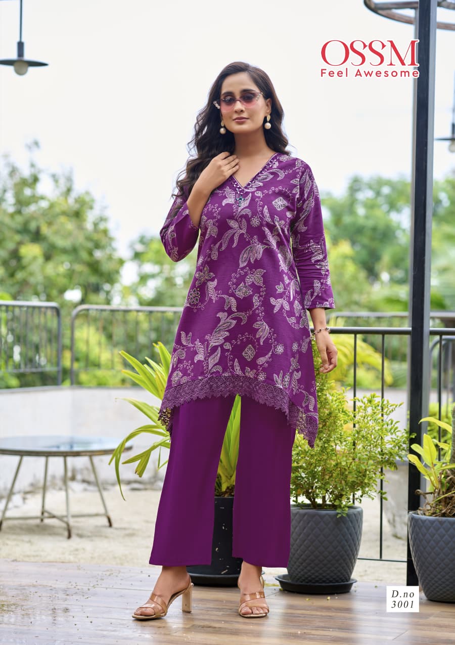 Ossm Life Style Vol 3 Kurtis With Bottom Catalog collection 6