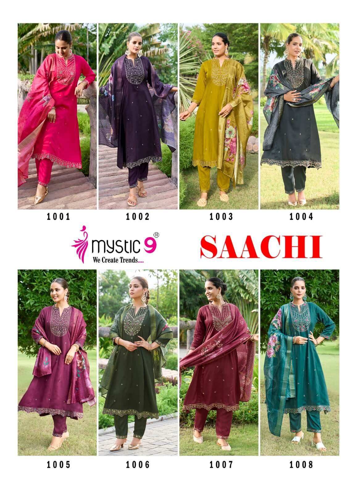 Mystic 9 Saachi Vol 1 Readymade Dress Catalog collection 15