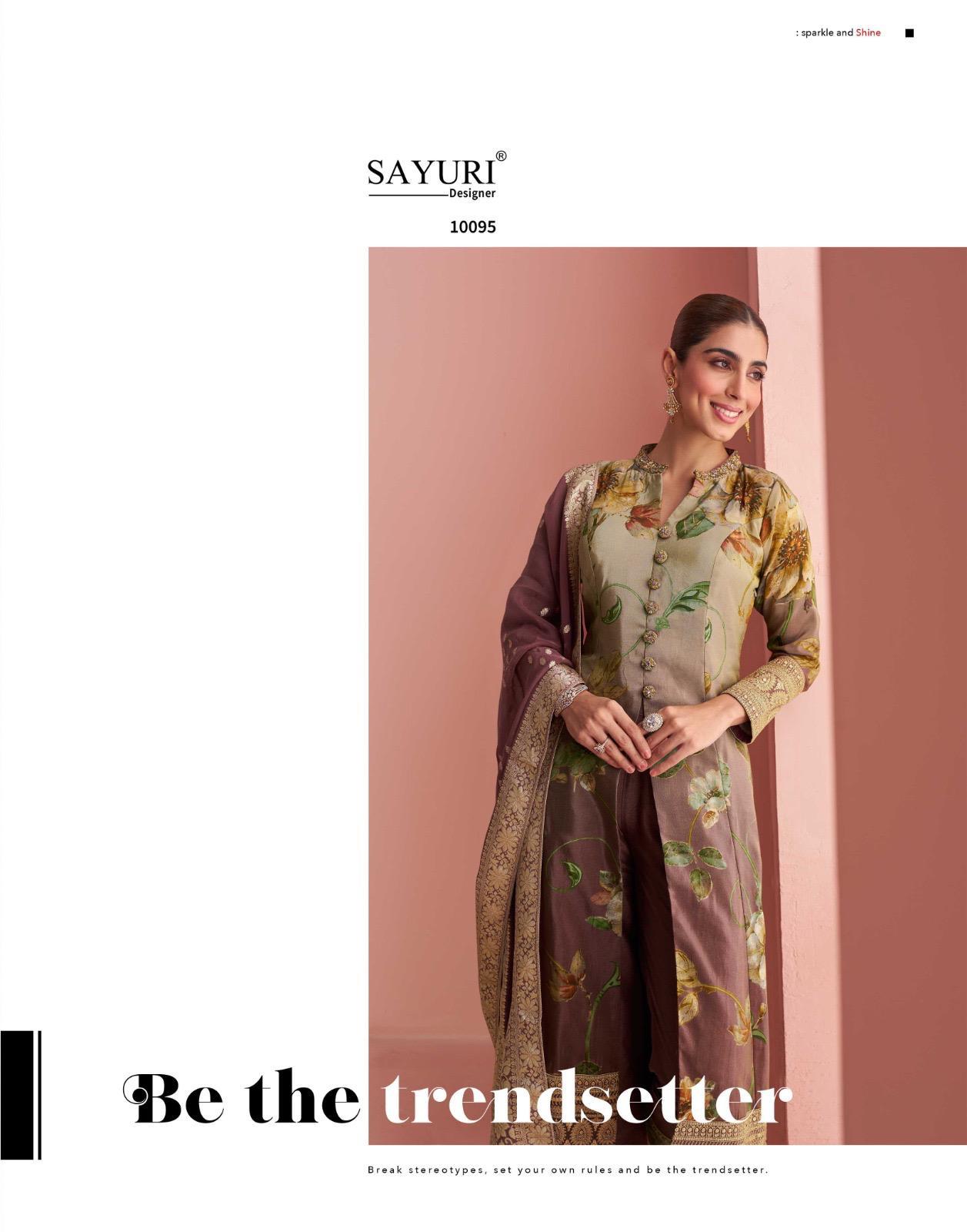 Sayuri Designer Pulkari Wedding Party Salwar Suits Catalog collection 5