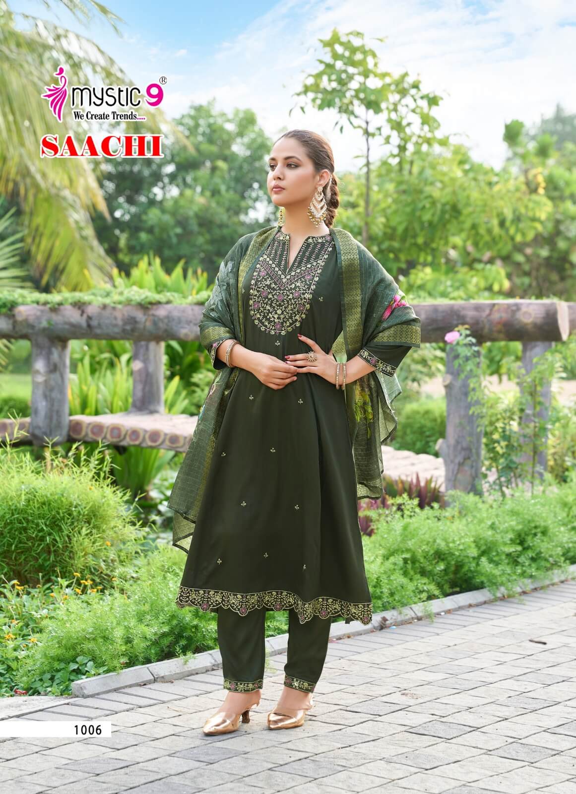 Mystic 9 Saachi Vol 1 Readymade Dress Catalog collection 5