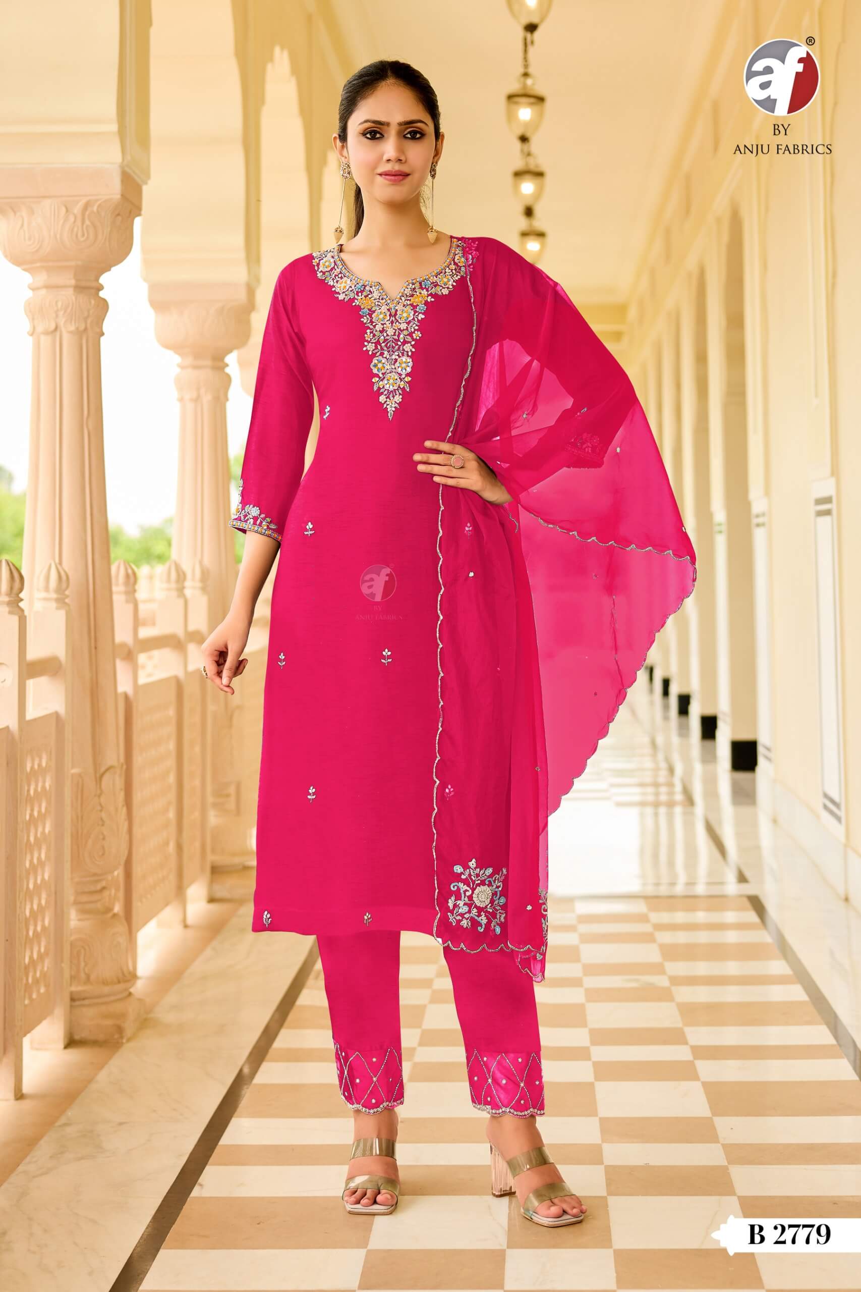 Anju Fabrics Dola Readymade Dress Size Set collection 1