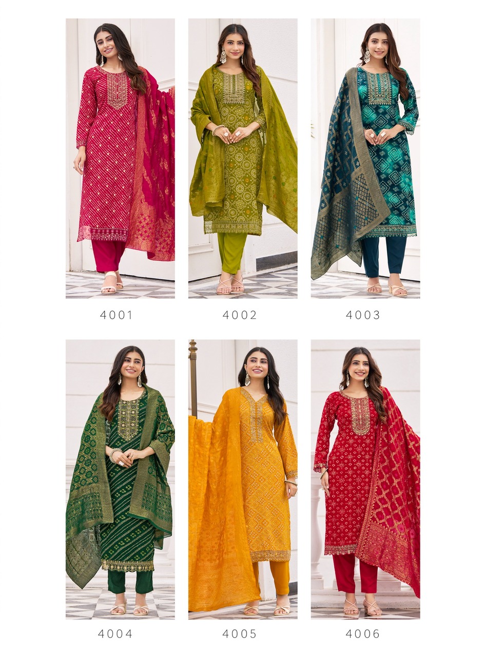 Radhika Lifestyle Sajni Vol 4  Printed Salwar Kameez Catalog collection 15