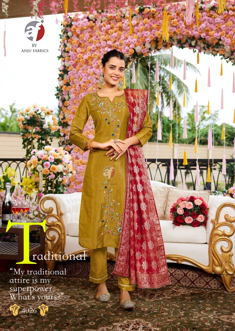 Anju Fabrics Rangat Embroidery Salwar Kameez Catalog collection 3