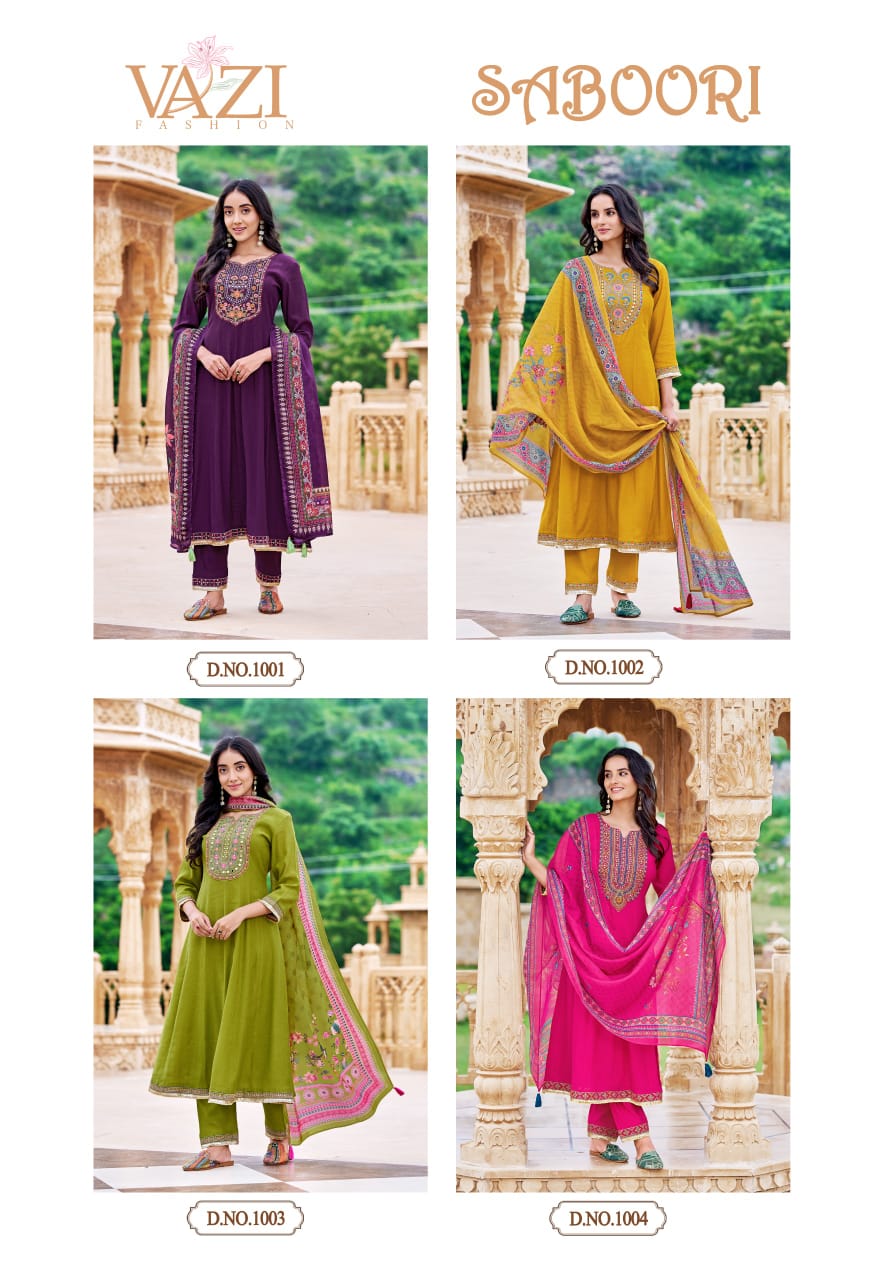 Vazi Fashion Saboori Readymade Dress Catalog collection 12