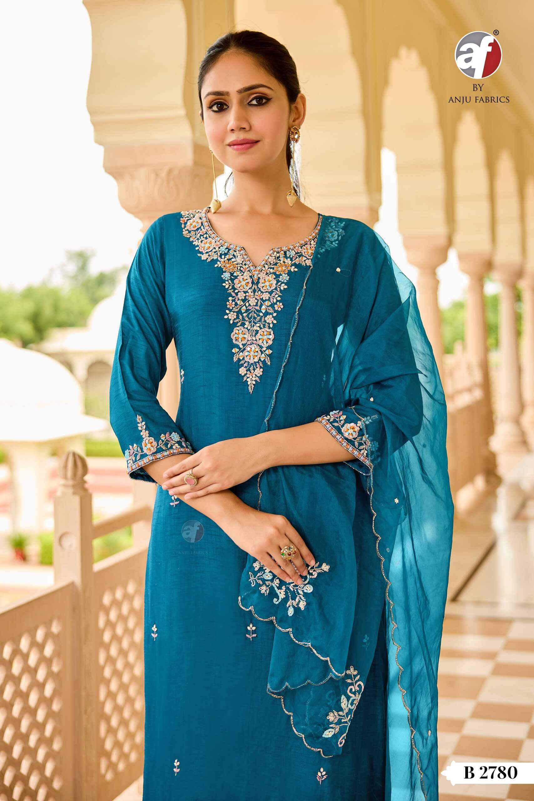 Anju Fabrics Dola Readymade Dress Size Set collection 4