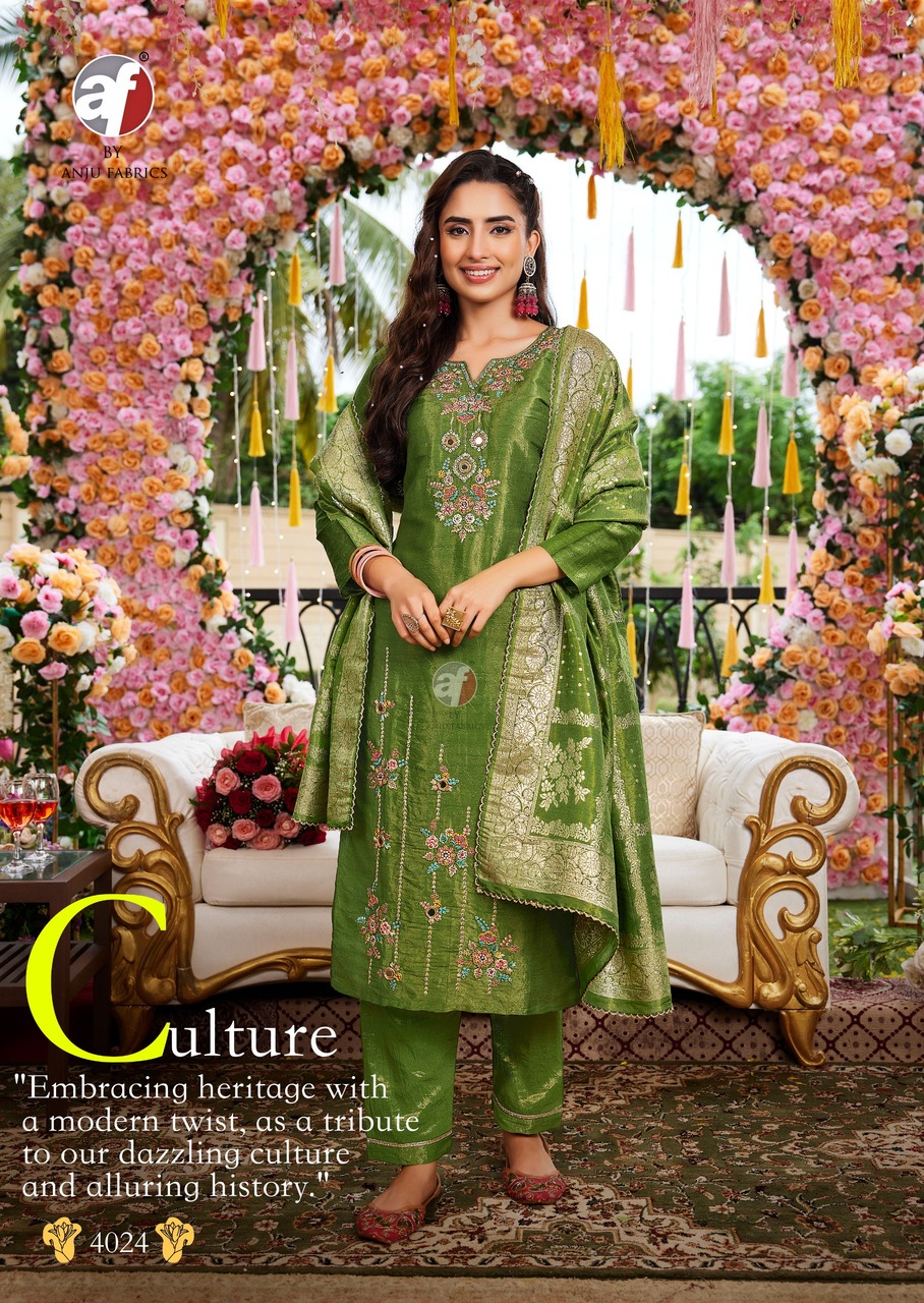 Anju Fabrics Rangat Embroidery Salwar Kameez Catalog collection 2