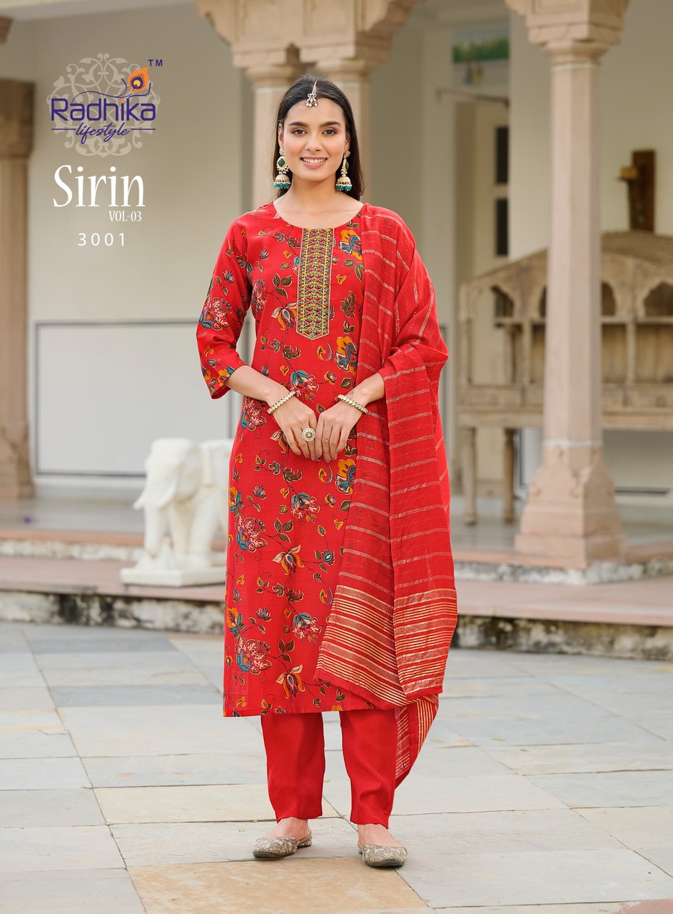Radhika Lifestyle Sirin Vol 3 Printed Salwar Kameez Catalog collection 4
