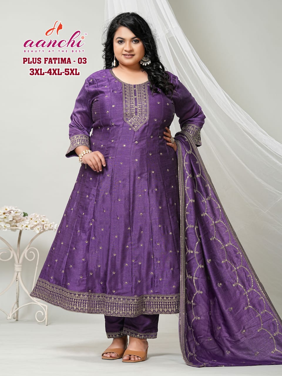 Aanchi Plus Fatima Readymade Dress Size Set collection 2