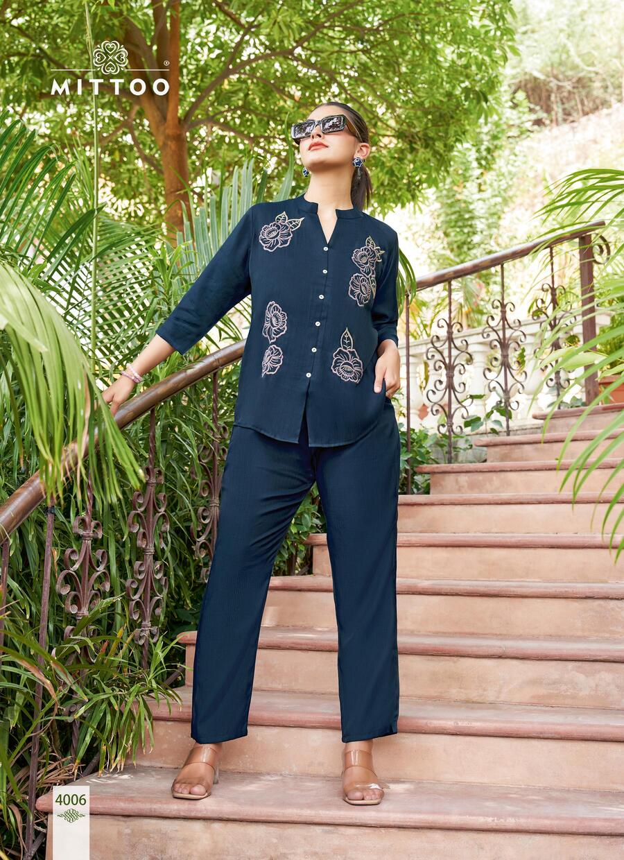 Mittoo Kurti Pranjal Co Ord Set Catalog collection 2