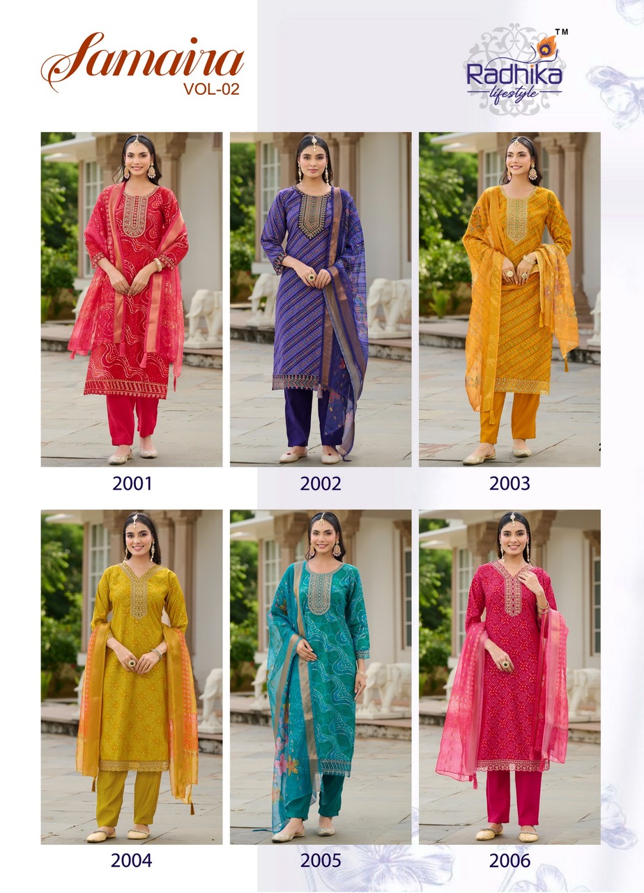 Radhika Lifestyle Samaira Vol 2 Readymade Dress Catalog collection 1