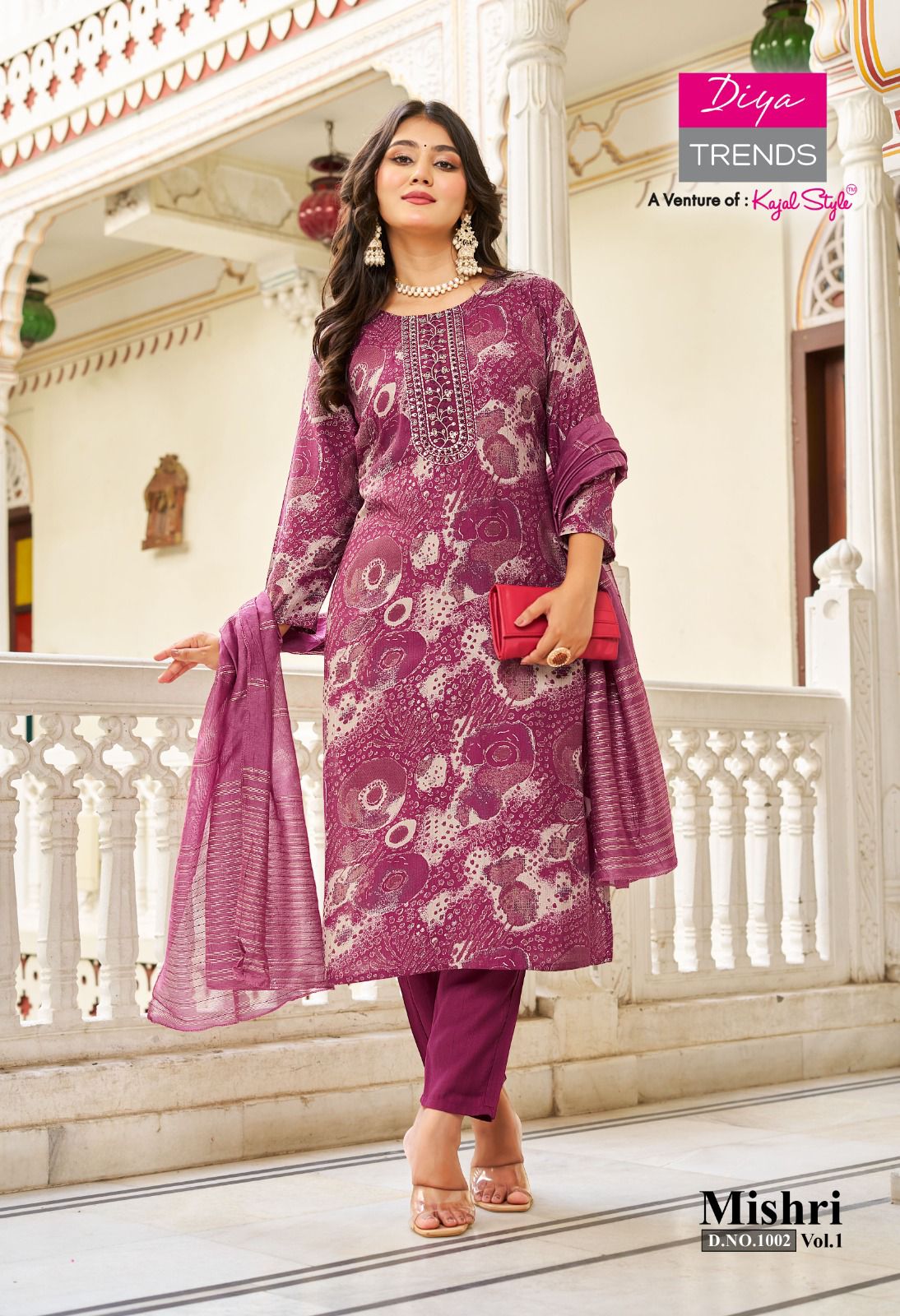 Diya Trends Mishri Printed Salwar Kameez Catalog collection 8