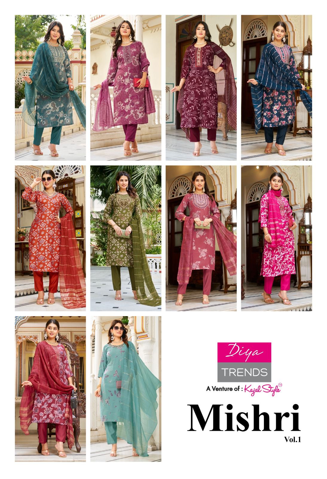 Diya Trends Mishri Printed Salwar Kameez Catalog collection 10