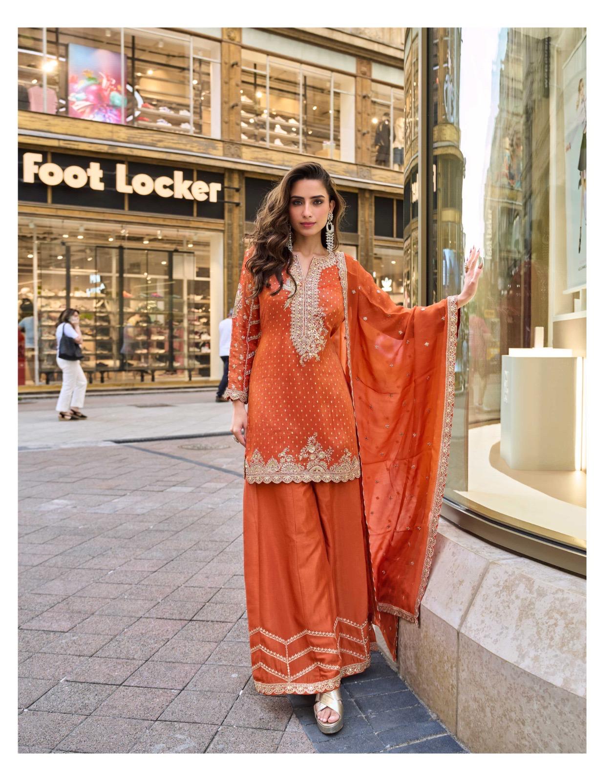 Sayuri Designer Swati Embroidery Salwar Kameez Catalog collection 8