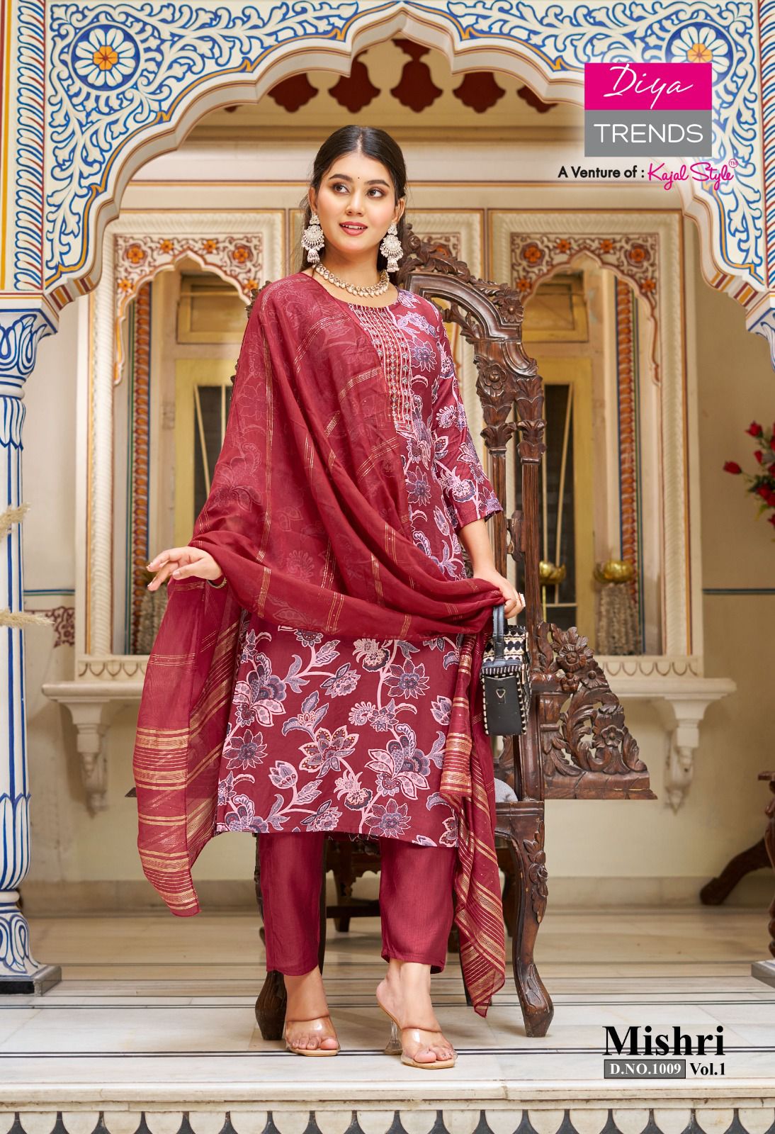 Diya Trends Mishri Printed Salwar Kameez Catalog collection 1