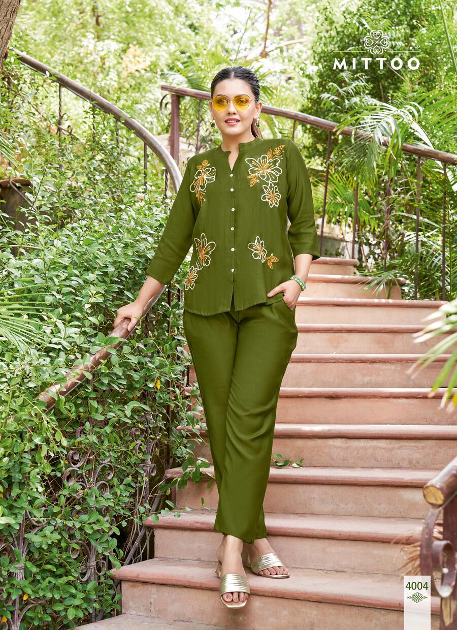 Mittoo Kurti Pranjal Co Ord Set Catalog collection 4