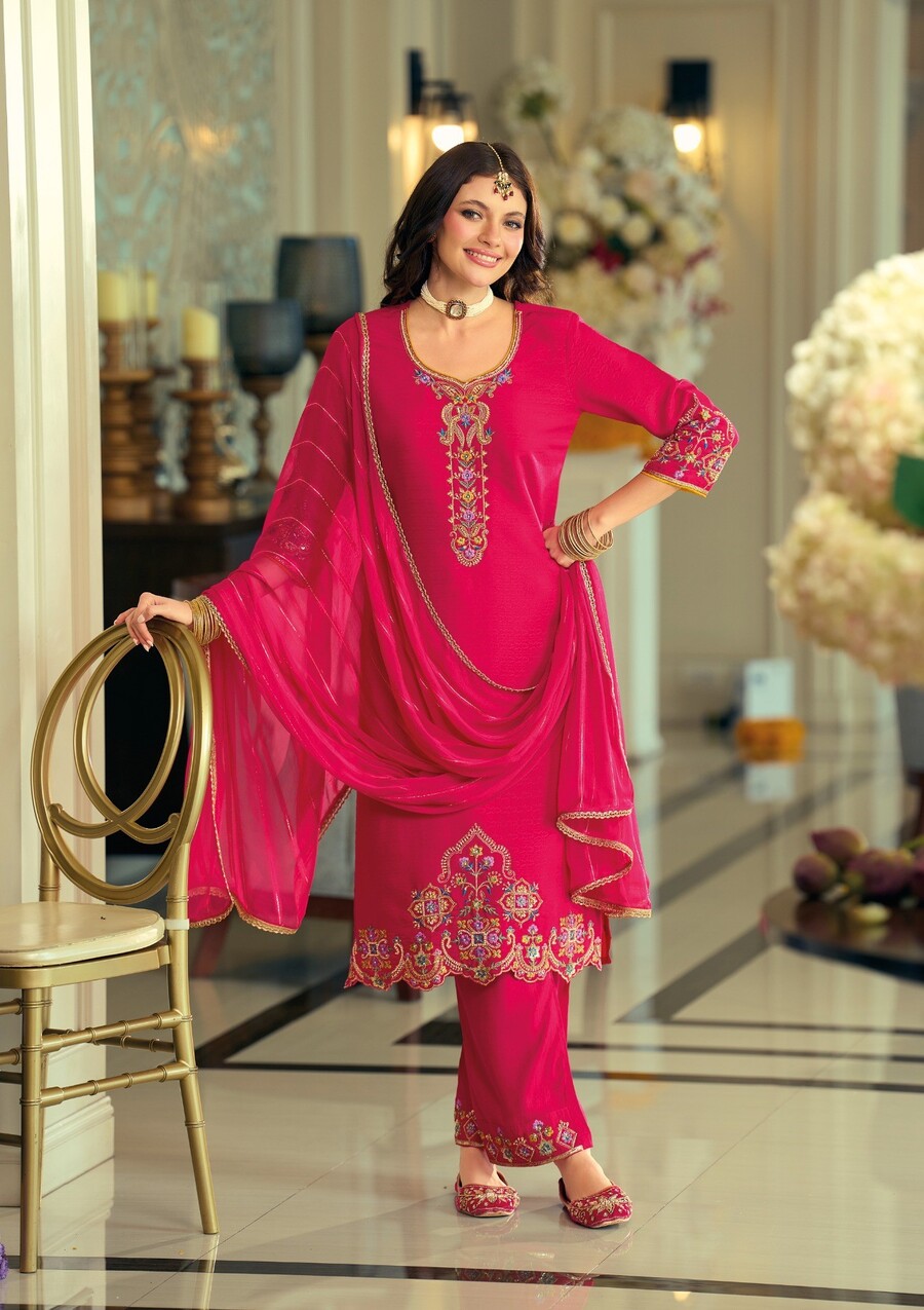 Lily Lali Rang Raag Embroidery Salwar Kameez Catalog collection 5