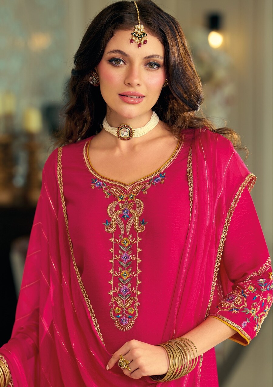 Lily Lali Rang Raag Embroidery Salwar Kameez Catalog collection 4