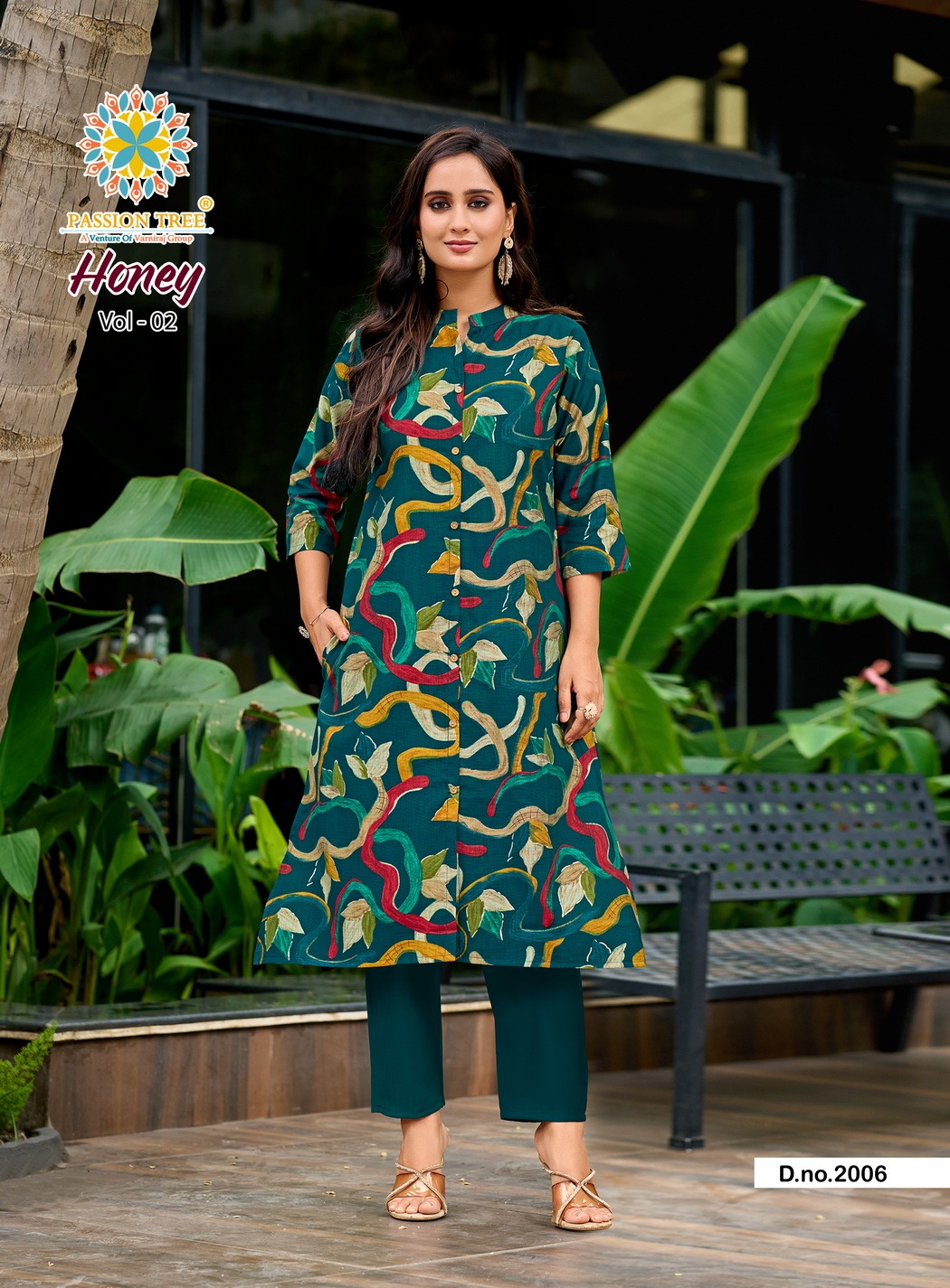 Passion Tree Honey Vol 2 Kurtis With Bottom Catalog collection 1