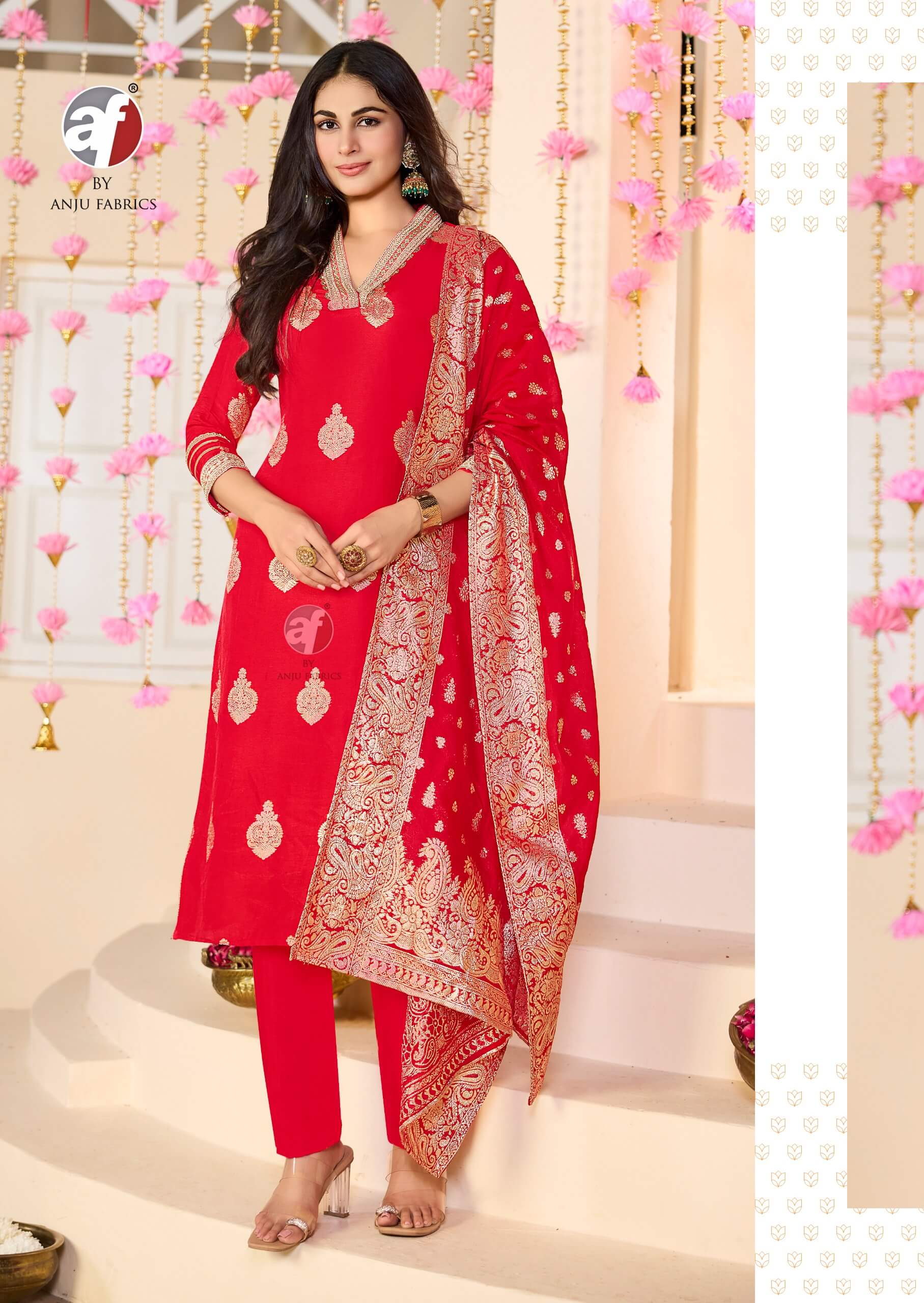 Anju Fabrics Bandhan Vol 5 Readymade Dress Catalog collection 1