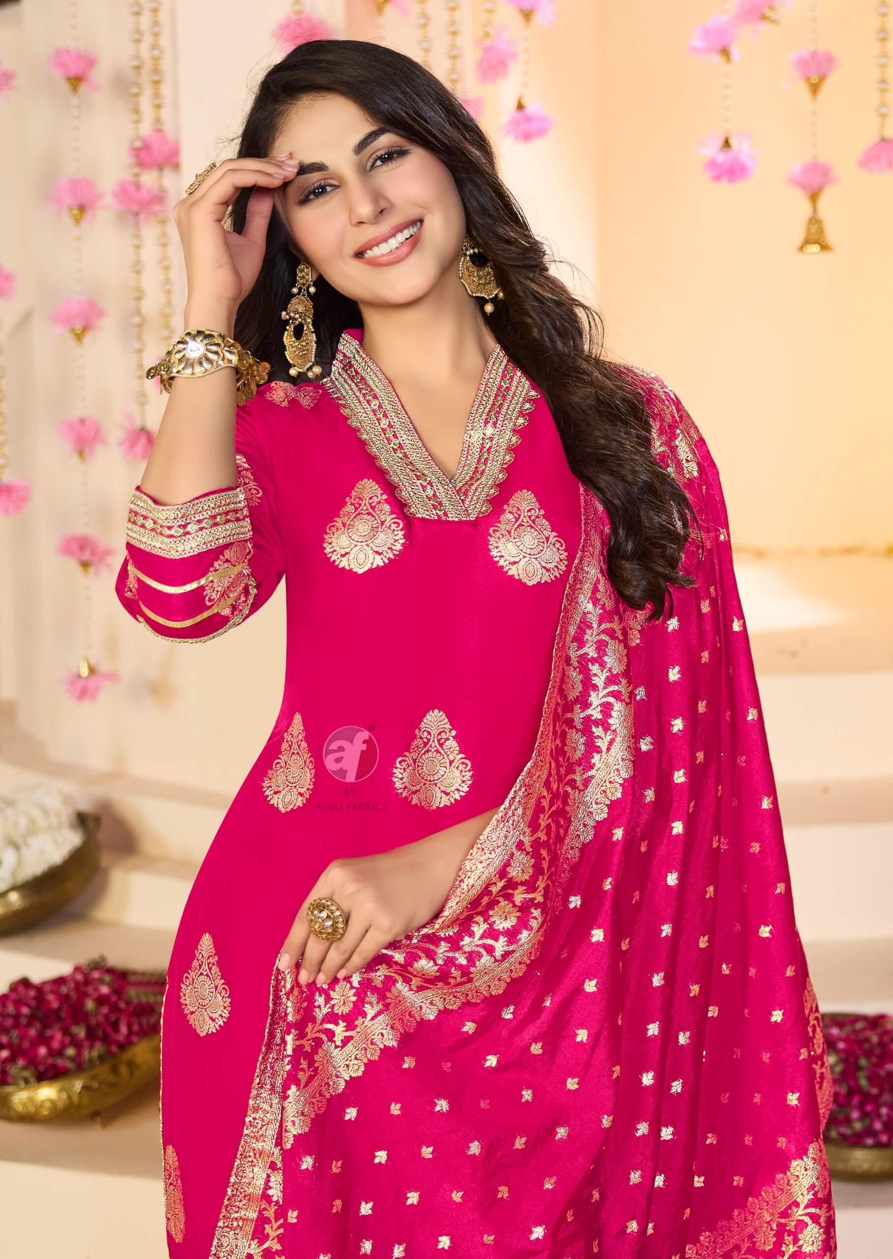 Anju Fabrics Bandhan Vol 5 Readymade Dress Catalog collection 6
