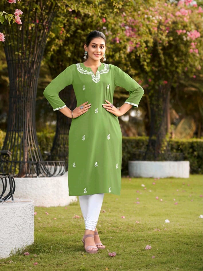 SBS Anjali Cotton Kurtis Catalog collection 4